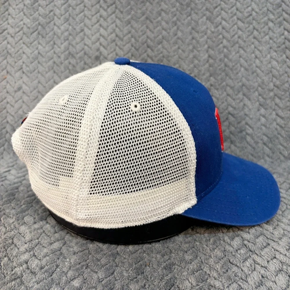 Top of the World Kansas Jayhawks KU Trucker Hat Blue White Snapback Cap 6016